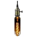 HWH LED Tube lamp T65, 5W, E27, 110lm, 1800K, glass smoky VSS, 275 x 65 mm