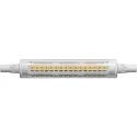 Lámpara de barra LED R7s 118mm R7s 8W 1100lm 3000K 300° CRI >80 