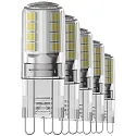 HWH pin socket lamp set of 5 G9 2,6W 320lm 3000K 300° 