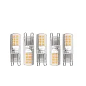 HWH pin socket lamp set of 5 G9 2,6W 320lm 3000K 300° 