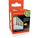 HWH pin socket lamp set of 5 G9 2,6W 320lm 3000K 300° 