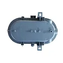 Luminaria para locales húmedos BASIS oval E27 IP44, gris