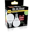 HWH Luminaria en forma de pera juego de 2 G45 E14 3W 250lm 2700K 150° 