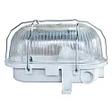 HWH Luminaria para locales húmedos BASIS oval E27 IP44, blanco