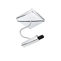 Alimentador bifásico FLEX-END C ALL-IN, cromo