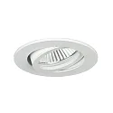 Proyector empotrado TIRREL-R GX5.3 / MR16 redondo, giratorio GX5,3 IP20, blanco mate regulable