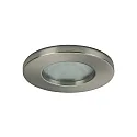Luz downlight rígido GX5,3 IP65, níquel mate regulable