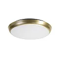 Brumberg Luminaria de pared para exteriores MAKIRA Ø 25CM redondo, CCT Switch, resistente a los impactos, arqueado IP65, negro regulable