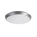Brumberg Luminaria de pared para exteriores MAKIRA Ø 25CM redondo, CCT Switch, resistente a los impactos, arqueado IP65, negro regulable