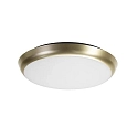 Brumberg outdoor wall luminaire MAKIRA Ø 25CM round, CCT Switch, impact resistant, arched IP65, black dimmable