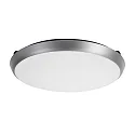 Brumberg outdoor wall luminaire MAKIRA Ø 35CM round, CCT Switch, impact resistant, arched IP65, black dimmable