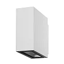 Brumberg Luminaria de pared Arriba-Abajo IP54, blanco 