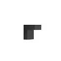 wall luminaire LANTERN down, square, switchable IP65, graphite, mat 