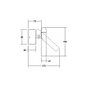 Brumberg Luminaria de pared IP20, blanco 