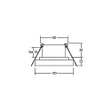 Brumberg Luz downlight TUBIC versión incorporada IP20, blanco regulable