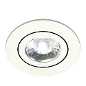 Luz downlight DISC giratorio IP20, blanco regulable