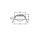 Brumberg Recessed LED spot DISC with lens optics, IP44, Ø 8.2cm, Plug&Play 350mA, swivelling 30°, 6W 4000K 720lm 38°, matt alu