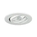 Luminaria empotrable PAYTON-R redondo, giratorio LED IP20, blanco regulable 3W 340lm 4000K 20-40° 20-40° CRI 80-89