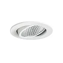 recessed luminaire IP20, glossy, transparent, white dimmable 12W 1280lm 4000K 20-40° 20-40° CRI 80-89