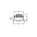 Brumberg Recessed outdoor LED spot dim2warm, IP65, Ø 8.2cm, Plug&Play 350mA, 6W 1800-3000K 460lm 38°, swivelling 30°, matt titanium