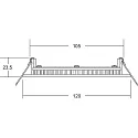 Brumberg Panel de LED FLAT350 redondo, regulable 6W 560lm 4000K 80° 80° CRI 80-89