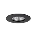 Luminaria empotrable BIG65 redondo, rígido LED IP65, negro regulable 8W 730lm 3000K 20-40° 20-40° CRI 80-89