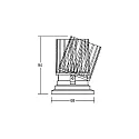 Brumberg Recessed LED system spot COUPLED, 500mA, 9.4W 1800-3000K 920lm 34°, CRi >90, dim2warm, white