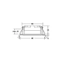 Brumberg Luminaria empotrable OBIRA redondo, rígido, Dim-To-Warm IP65, negro mate regulable 7W 420lm 1800 - 3000K 38° CRI >90