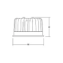 Brumberg Lámpara de reflectores MR16 DISC MR16 6W 4000K 