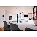 Brumberg Recessed LED downlight ZULO MICRO, IP54 IK03, round, 10W 3000K/4000K/5700K 700lm 90°, fixed