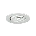 Proyector empotrado TIRREL-R GU10 / PAR16 redondo, giratorio, con espaciador GU10 IP20, blanco regulable