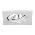 Proyector empotrado TIRREL-R GU10 / PAR16 angular, giratorio, con espaciador GU10 IP20, blanco regulable
