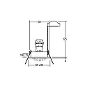 Brumberg Proyector empotrado TIRREL-R GU10 / PAR16 giratorio, cuadrado, con portalámpara GU10 IP20, beige arena texturado regulable