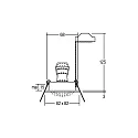 Brumberg Proyector empotrado TIRREL-R GU10 / PAR16 angular, giratorio, con espaciador GU10 IP20, recubrimiento con polvo