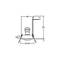 Brumberg Proyector empotrado TIRREL-R GU10 / PAR16 angular, giratorio, con espaciador GU10 IP20, titán regulable