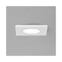 Brumberg Luminaria empotrable STEAM-S cuadrado, directa IP54, negro regulable