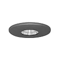Brumberg Luz downlight ADAPT versión incorporada IP20, titán 