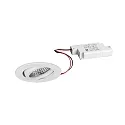 Proyector empotrado TIRREL-R LED DIM redondo, giratorio IP20, blanco regulable
