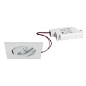Proyector empotrado TIRREL-S LED DIM angular, giratorio IP20, recubrimiento con polvo, blanco regulable