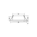 Brumberg Luminaria empotrable CHOOOSE redondo LED IP44, negro regulable 5W 510lm 2700-4000K 20-40° 20-40° CRI 80-89
