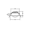 recessed luminaire LOOP-R round, swivelling, set of 1 IP20, white dimmable 5W 450lm 3000K 20-40° 20-40° CRI > 90