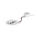 Proyector empotrado TIRREL-R LED DIM ROUND-CONVERTER redondo, giratorio IP20, blanco regulable