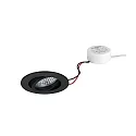 Proyector empotrado TIRREL-R LED DIM ROUND-CONVERTER redondo, giratorio IP20, negro regulable