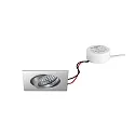 Proyector empotrado TIRREL-S LED DIM ROUND-CONVERTER angular, giratorio IP20, blanco regulable