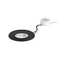 Luminaria empotrable IP65, brillante, negro 7W 620lm 3000K 20-40° 20-40° CRI 80-89