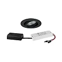 Proyector empotrado TIRREL-R LED DIM CONNECTION-BOX redondo, giratorio, controlable por DALI IP20, negro regulable