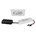 Proyector empotrado TIRREL-S LED DIM CONNECTION-BOX angular, giratorio, para estación de trabajo VDU