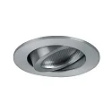 Altavoz redondo, giratorio, aluminio mate
