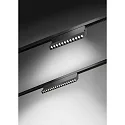 Brumberg Luminaria lineal para raíl PEPA LINEAR 22.3CM TILT LENS controlable por DALI, inclinable, con la óptica del lente IP20
