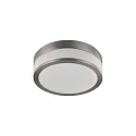 wall and ceiling luminaire EREVAN Ø 23CM 2 flames E27 IP44, nickel matt dimmable